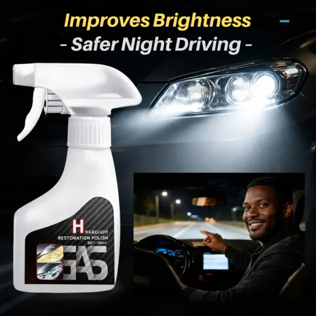 Headlight Restoration Kit with Ceramic Coating – All-in-One